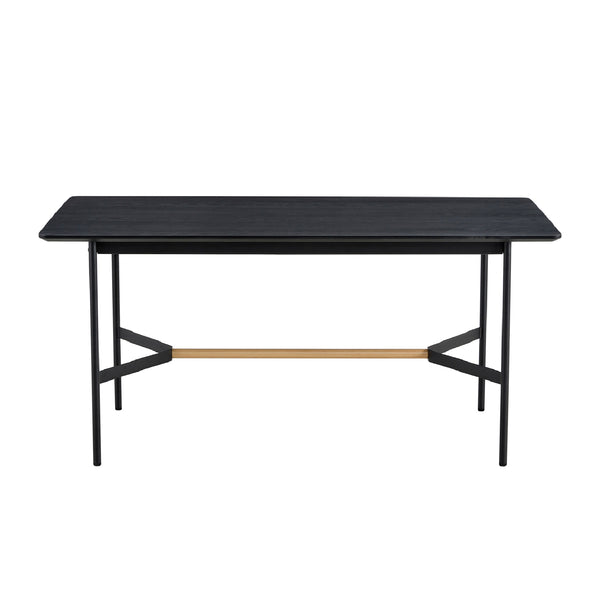 Svart 63" Dining Table in Black Oak