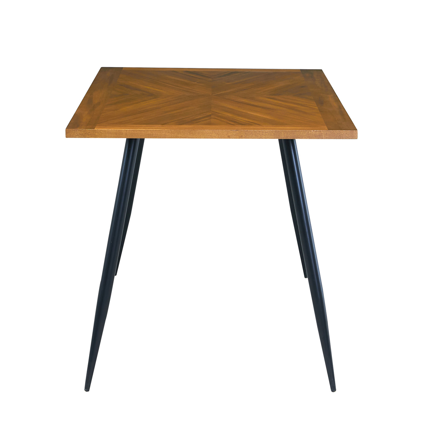 Arlo Dining Table in Wood Veneer & Metal Legs