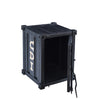 Container-Style Nightstand in Black