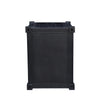 Container-Style Nightstand in Black
