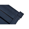 Container-Style Nightstand in Black
