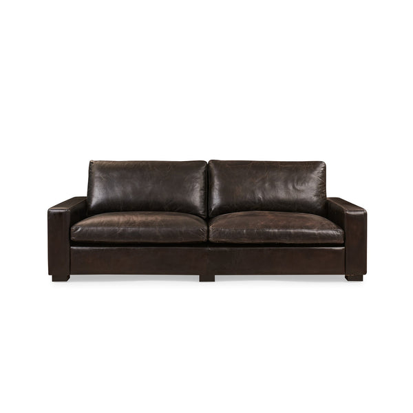 Cigar 3-Seater Leather Sofa