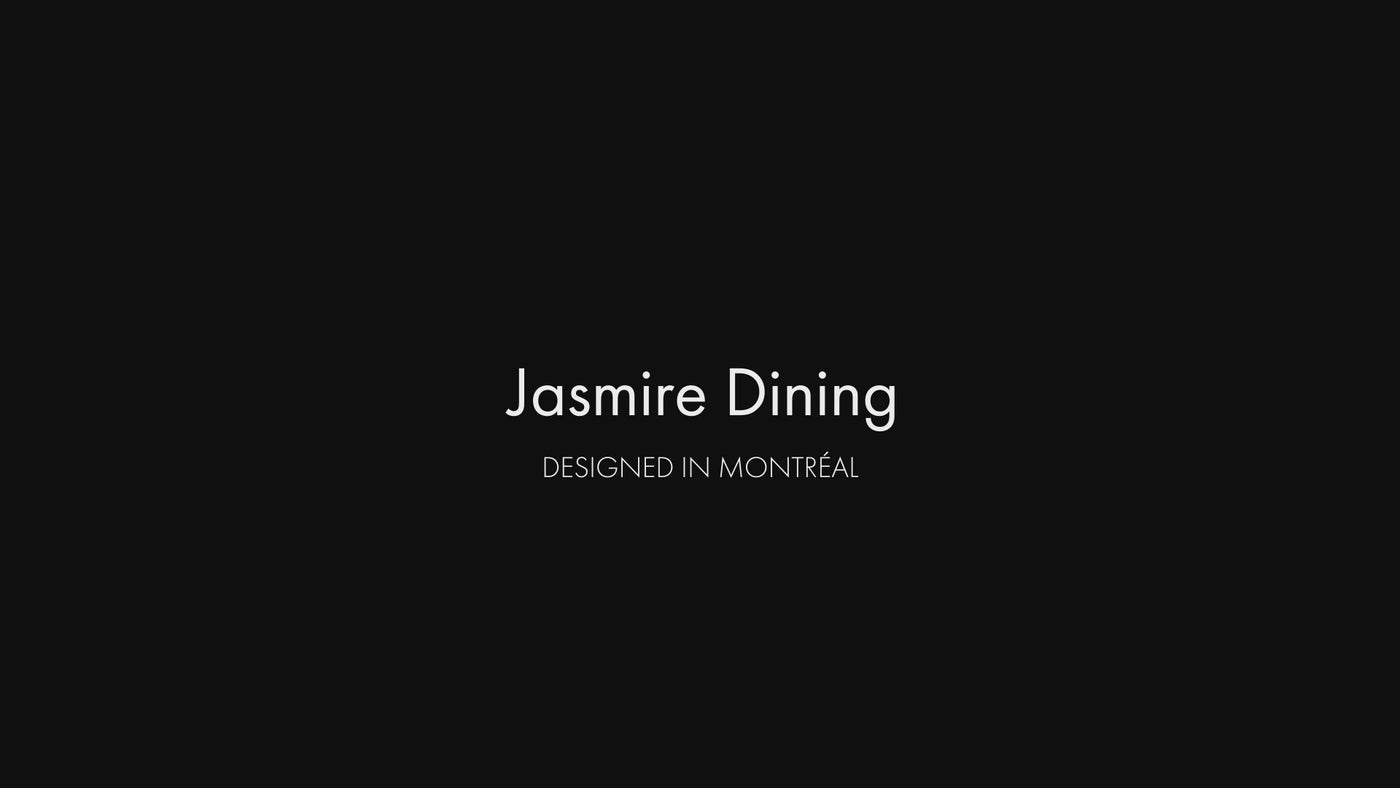 Jasmire 8-Seat Dining Table in White Limewash Finish