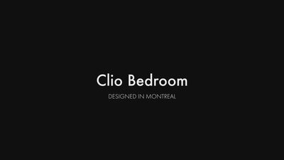 Clio Bed Frame in Light Honey Finish